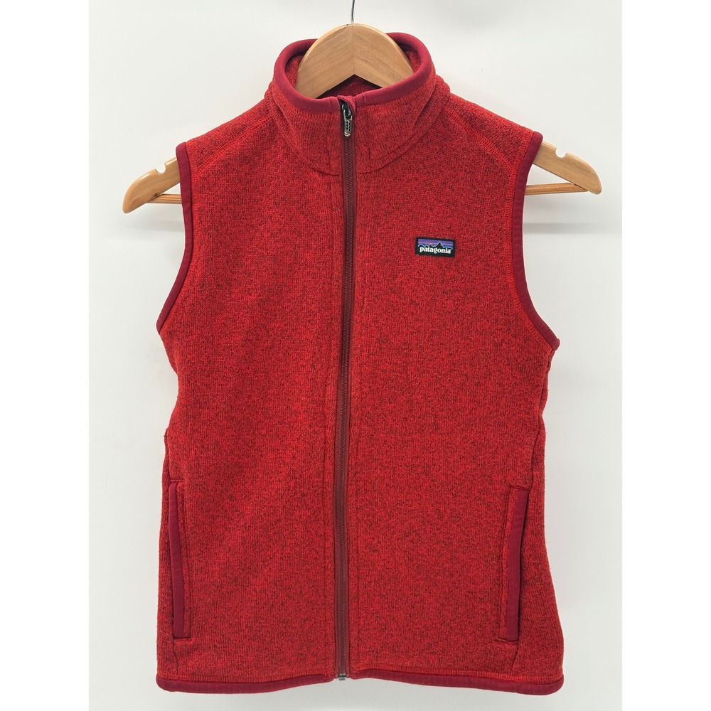Patagonia‎ Vest Better Sweater Women Size Small Red